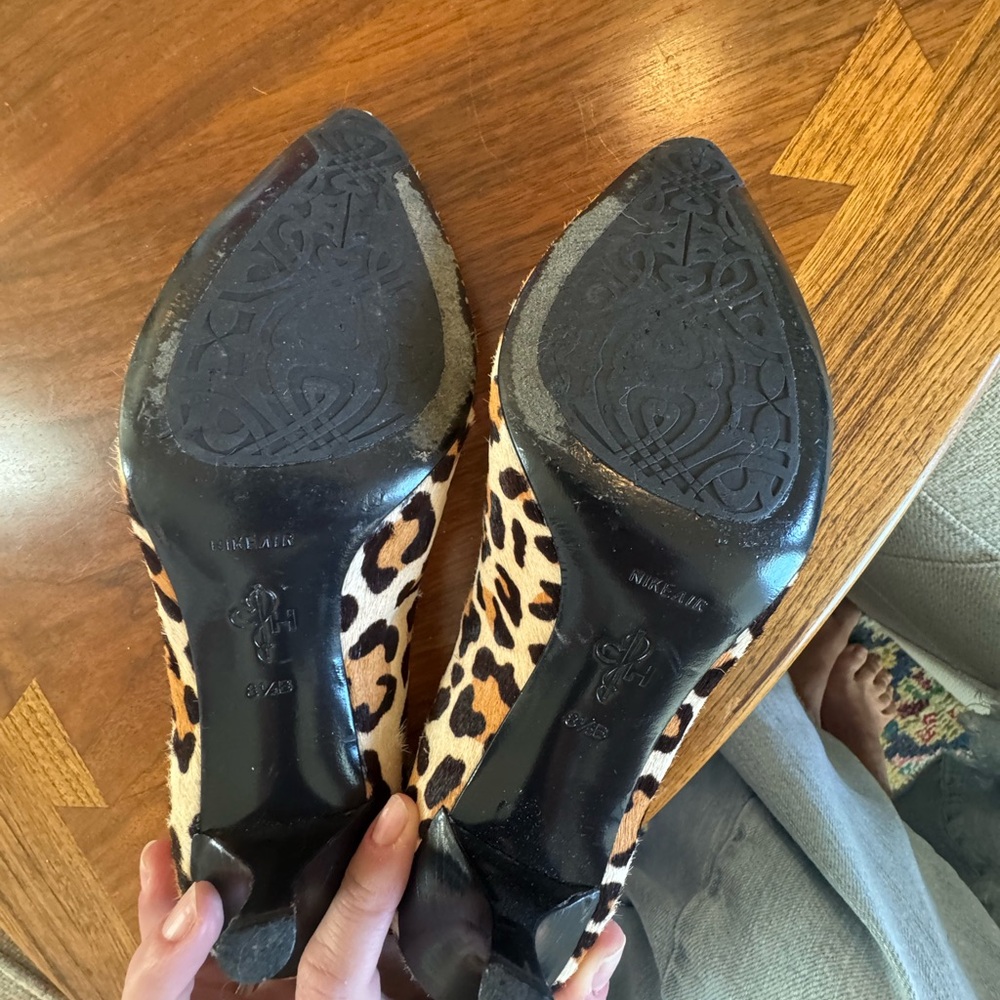 Cole Haan Leopard Print Heels - Picture 4 of 6